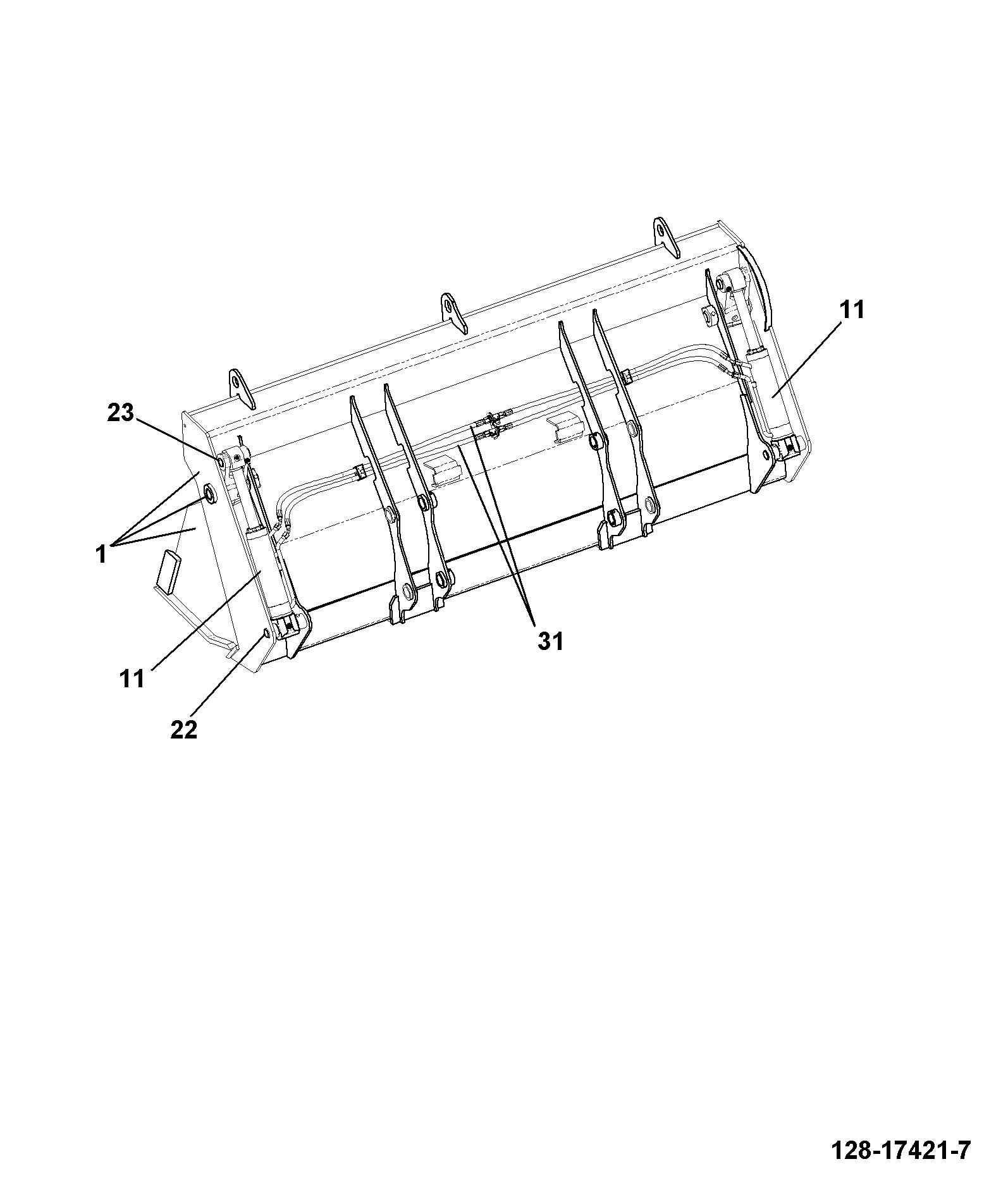 JCB 3CX seat mounted controls [STV] (2025) Parts Diagrams