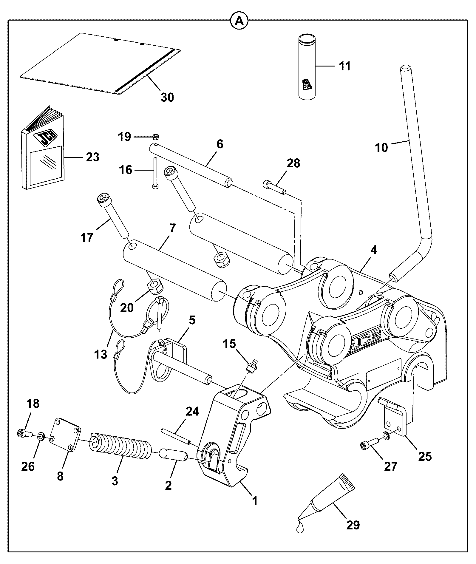 JCB 18Z-1 [T4F] (2018) Parts Diagrams
