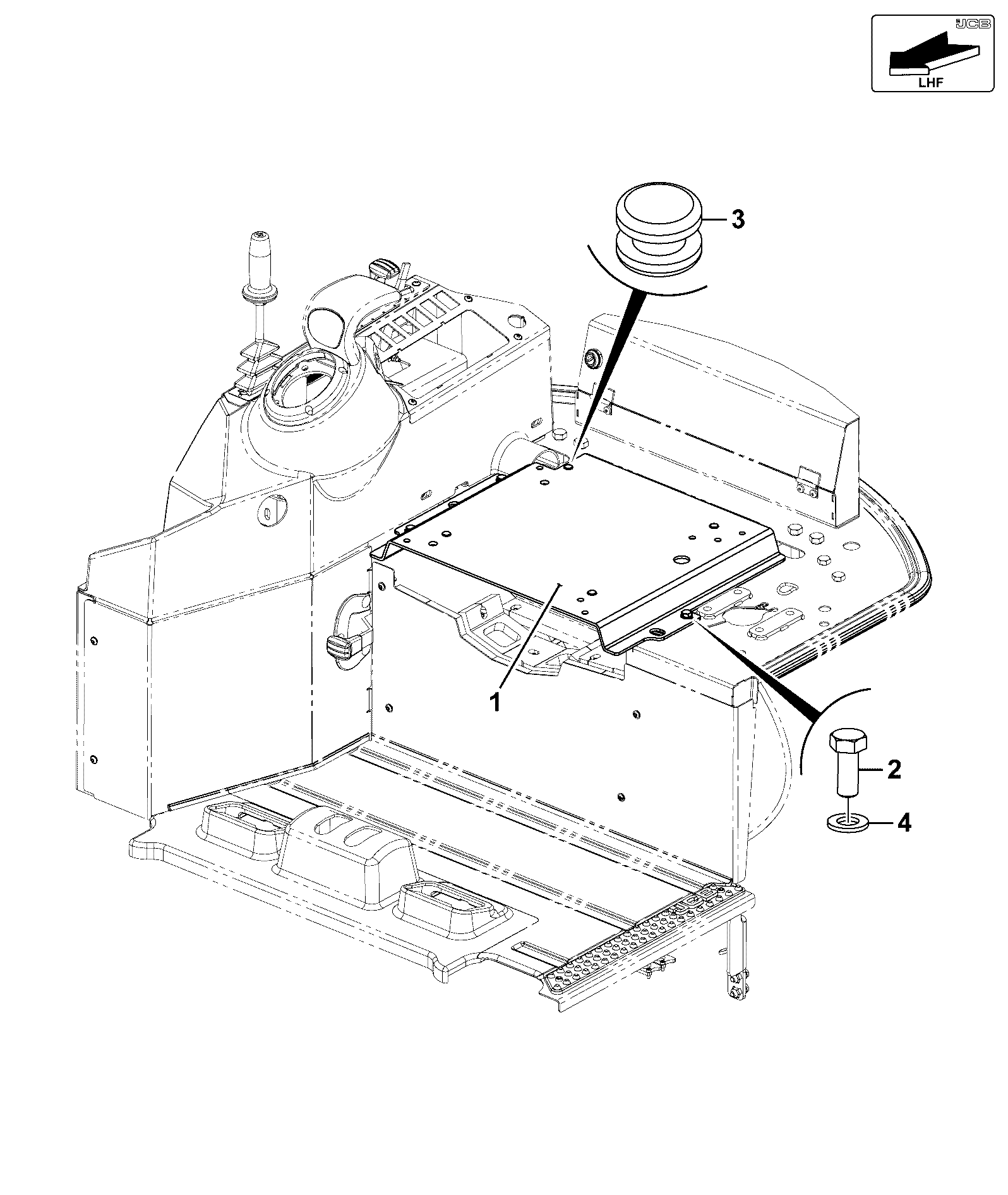 JCB 18Z-1 [T4F] (2018) Parts Diagrams