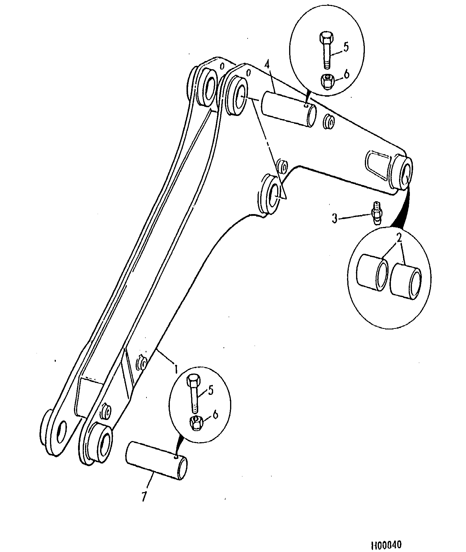 チェンジレバービッグトレーラー JCB 801.4 (1993) Parts Diagrams