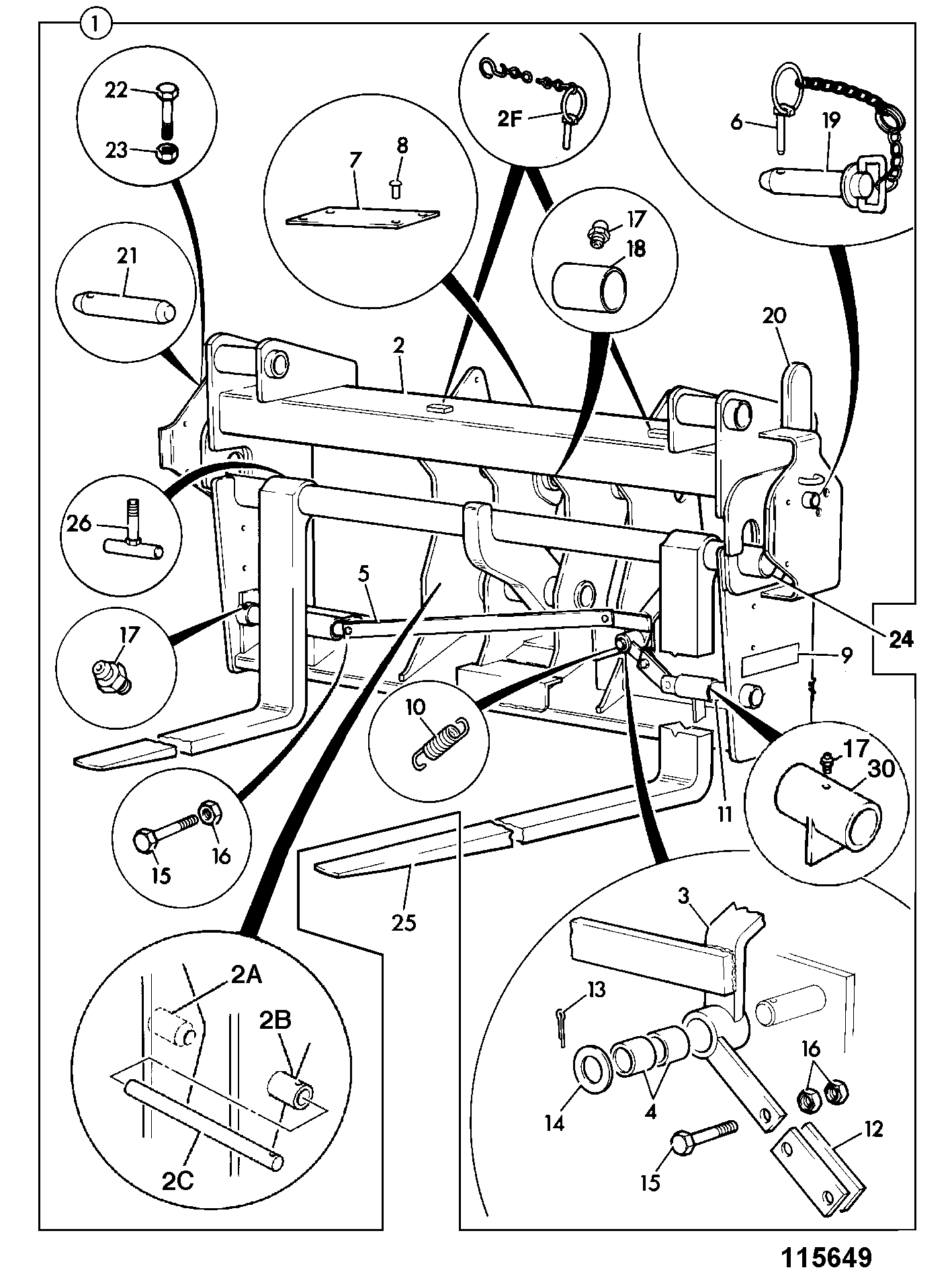 JCB 527-55 [T2-Perkins] (2004) Parts Diagrams
