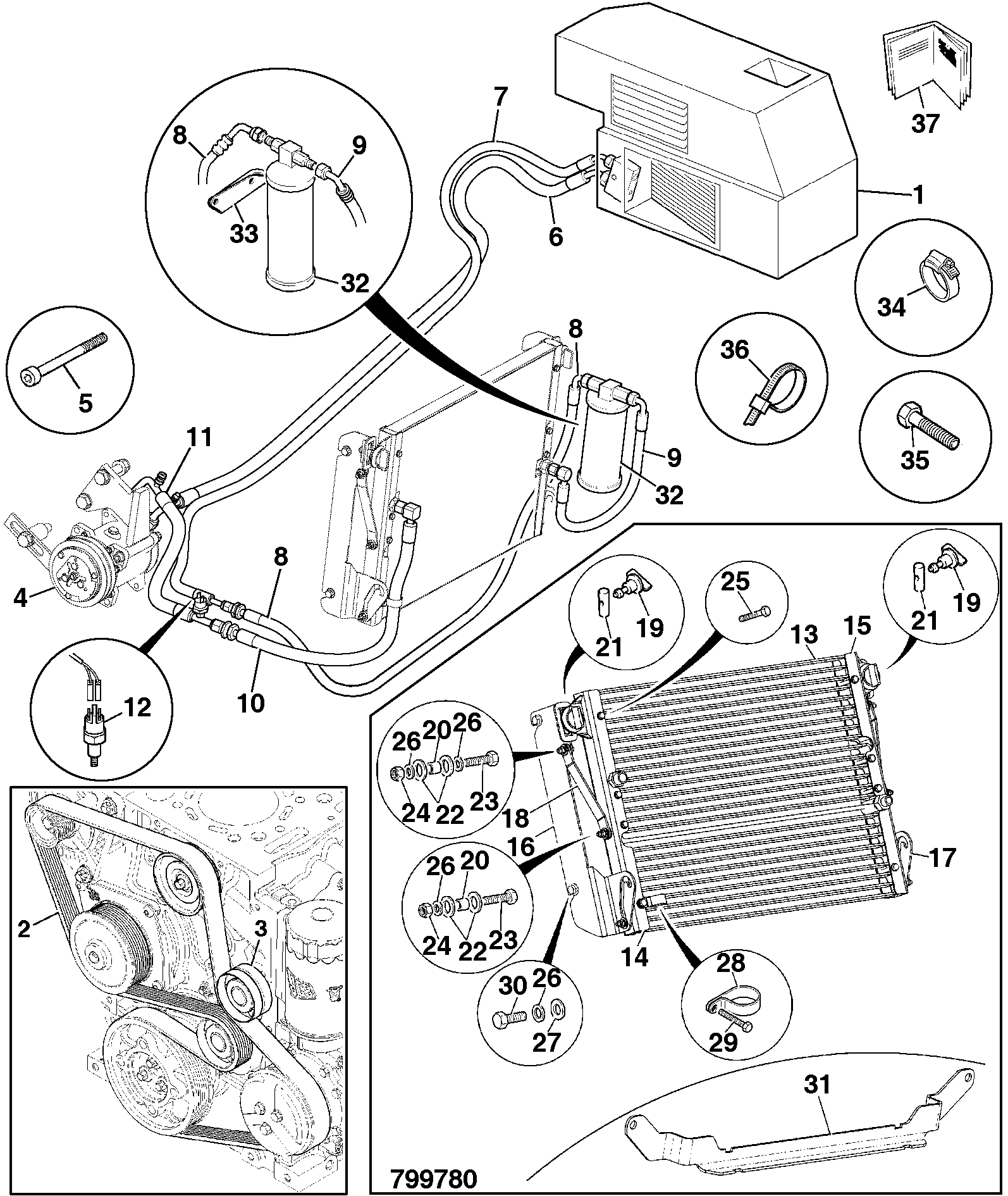 JCB 531-70 [T2] (2009) Parts Diagrams