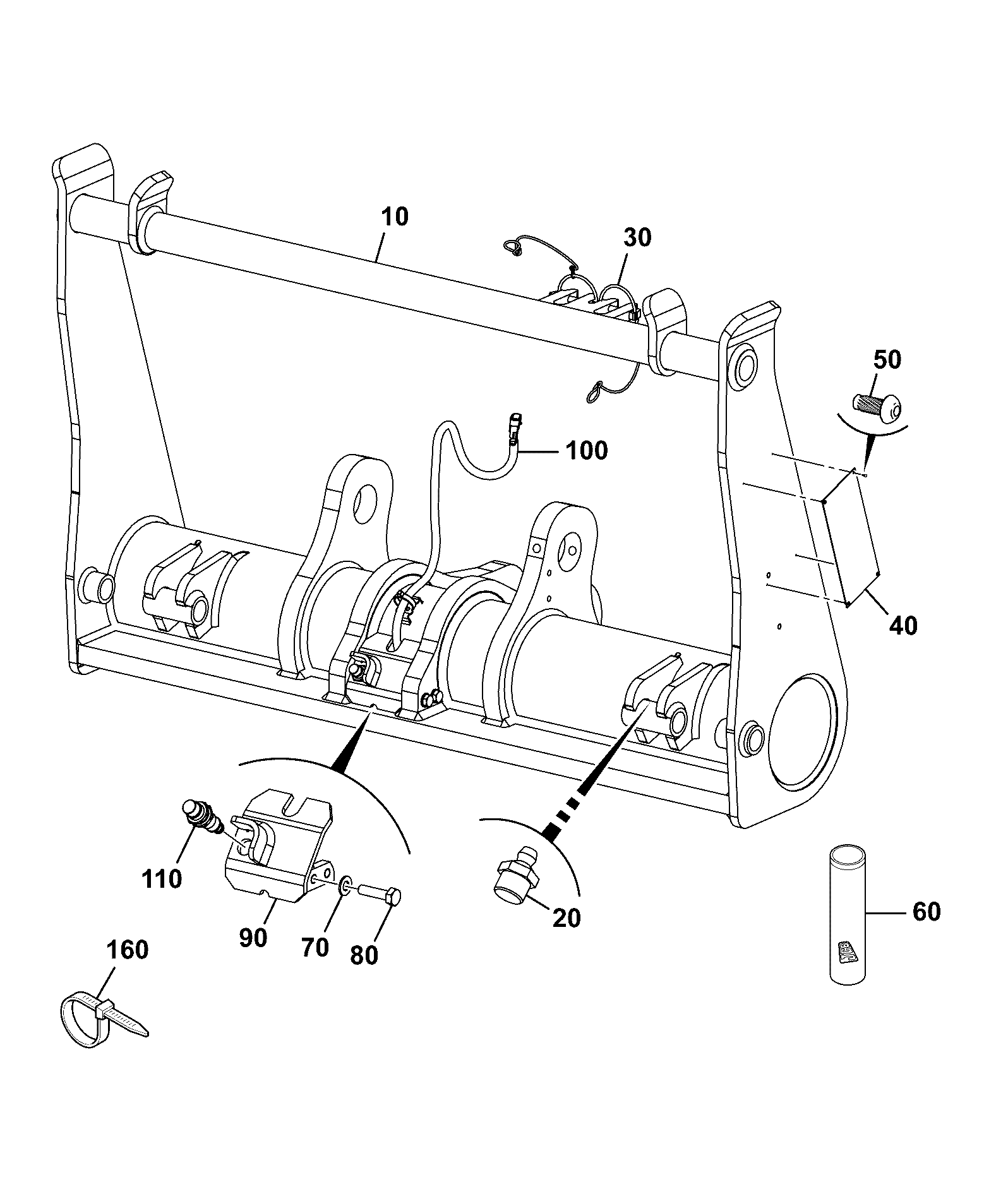 シルバー製　ヨット図　バックル JCB 555-260R [T4F] (2021) Parts Diagrams
