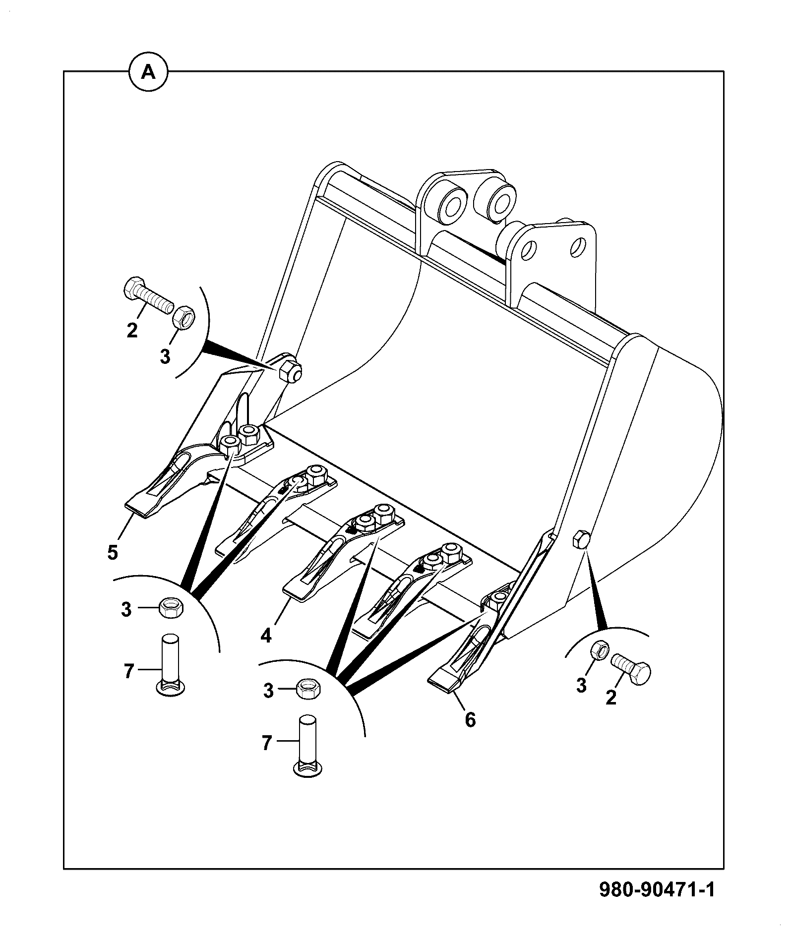 JCB JS 30 [T3] (2014) Parts Diagrams