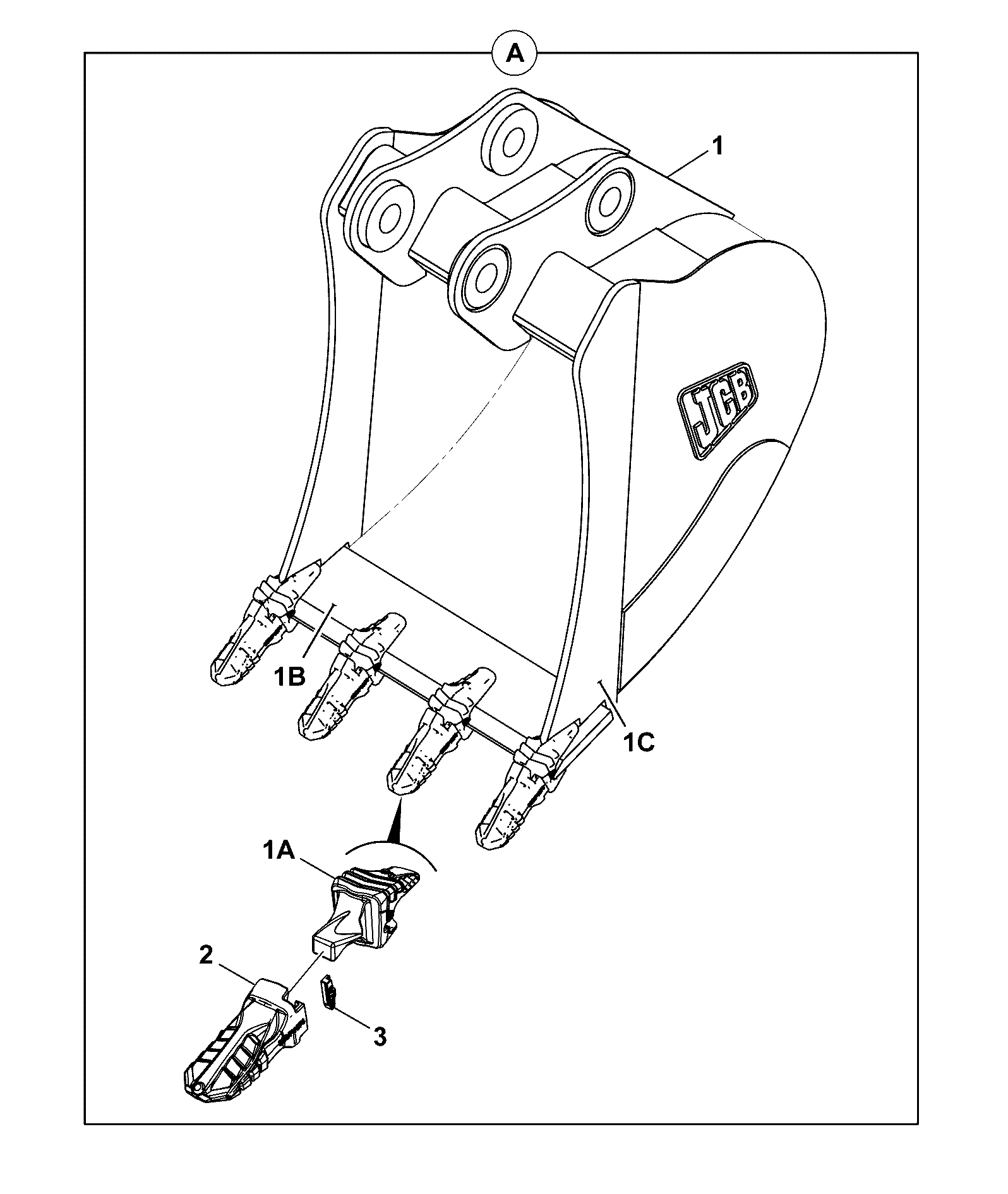 JCB JS120 [T2 PUN] (2014) Parts Diagrams