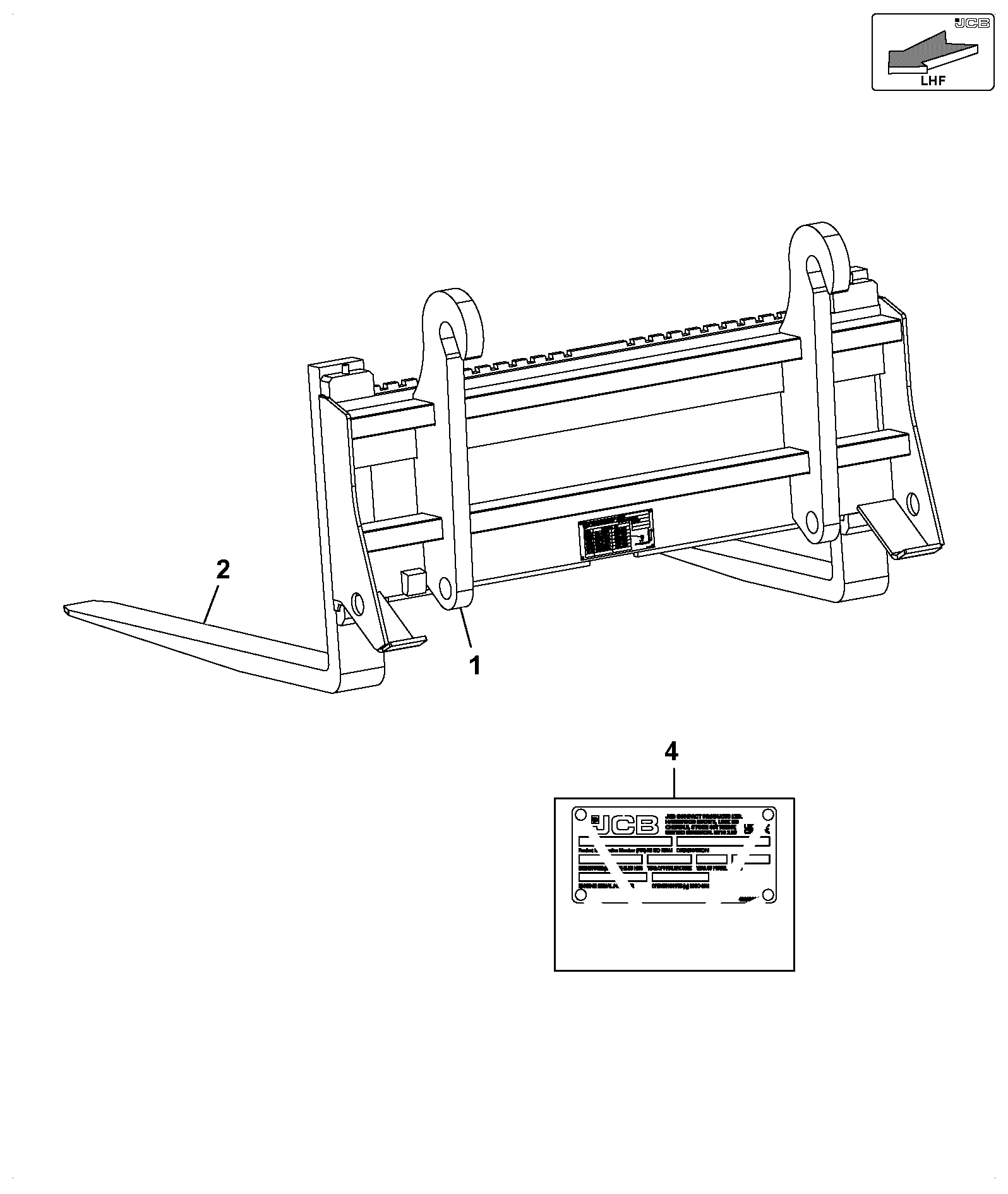 JCB 426 [T2] (2025) Parts Diagrams