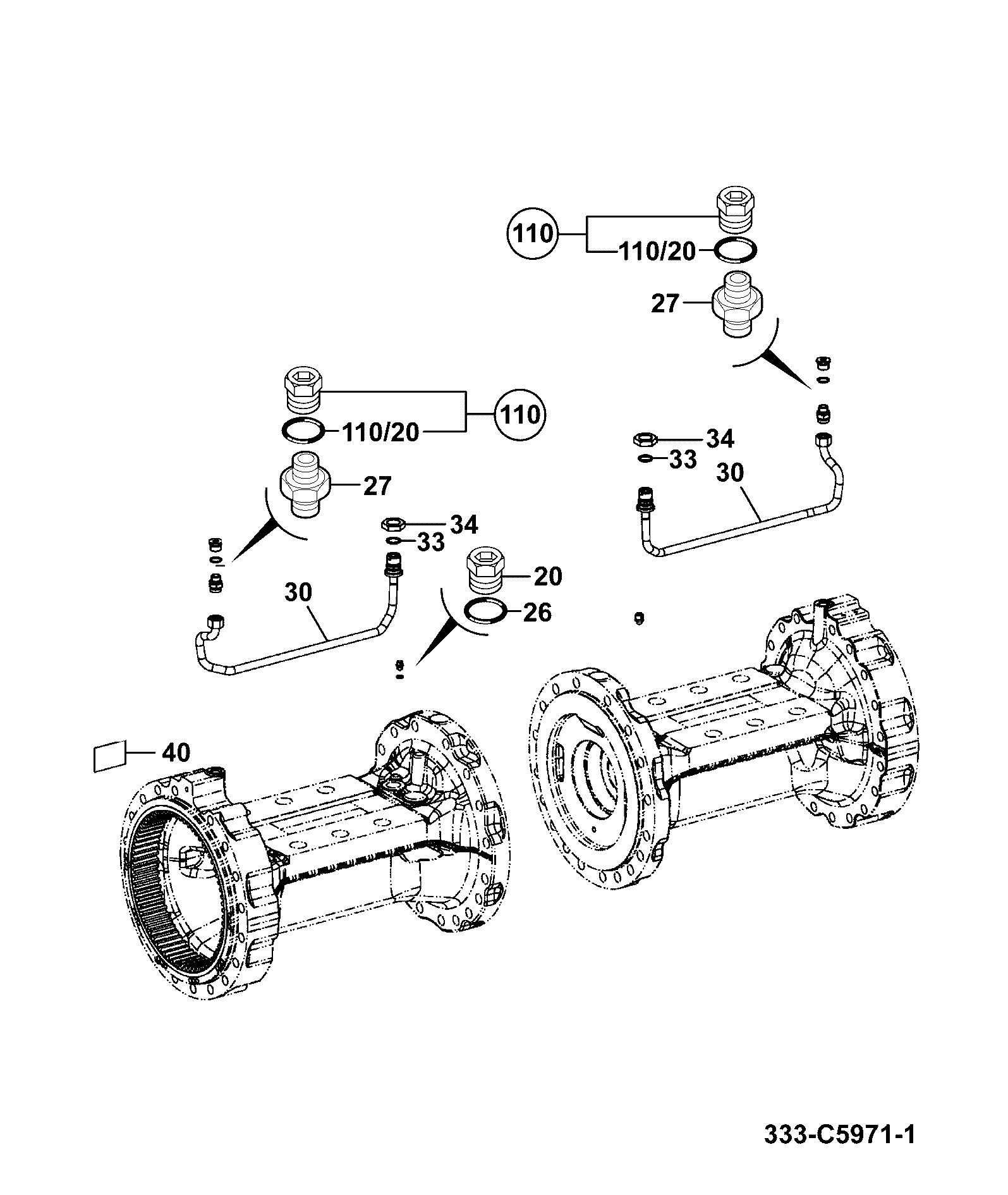 JCB 426 [T3] (2007) Parts Diagrams