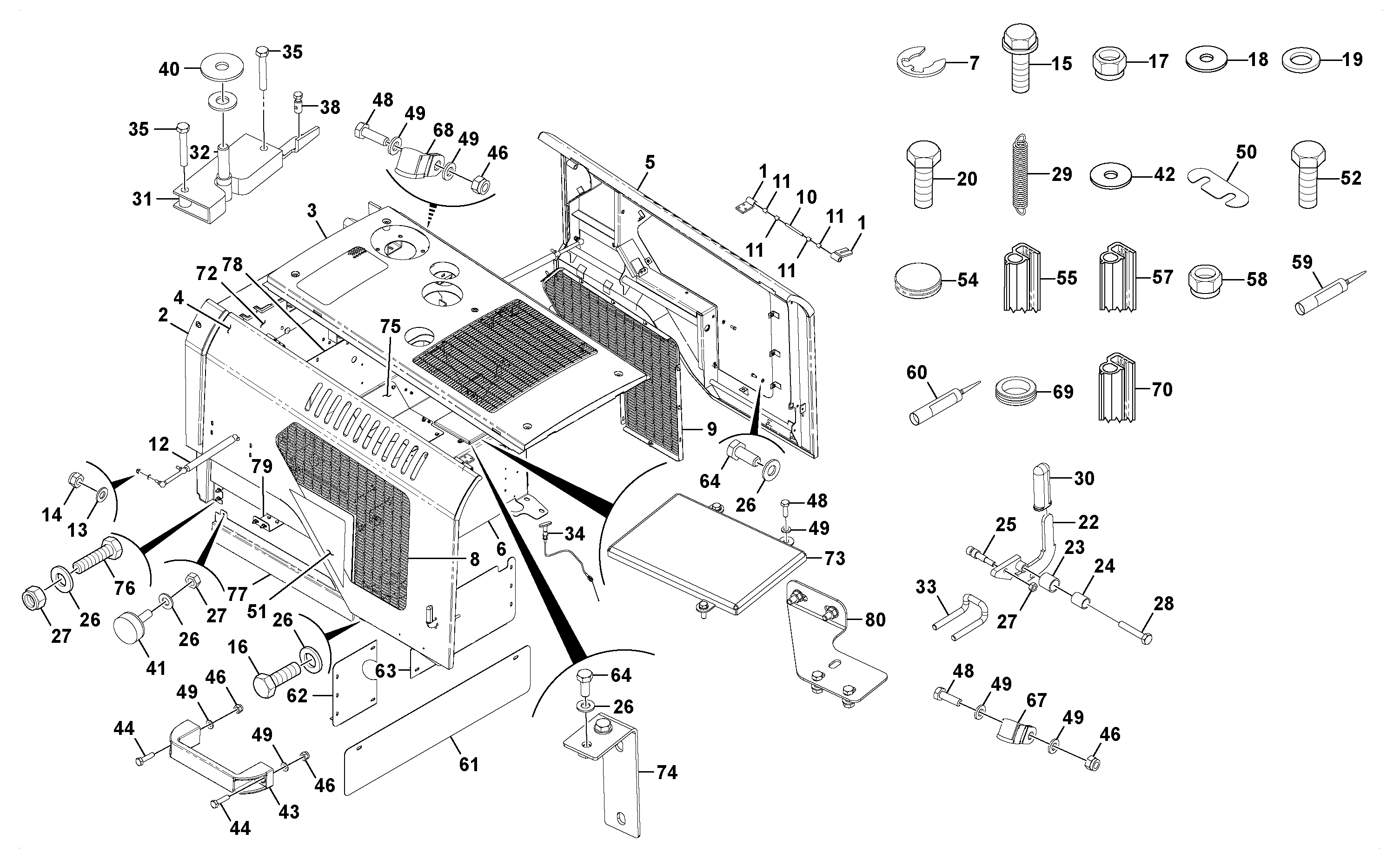 ジャコページ JCB 432ZX [T2/3] (2019) Parts Diagrams