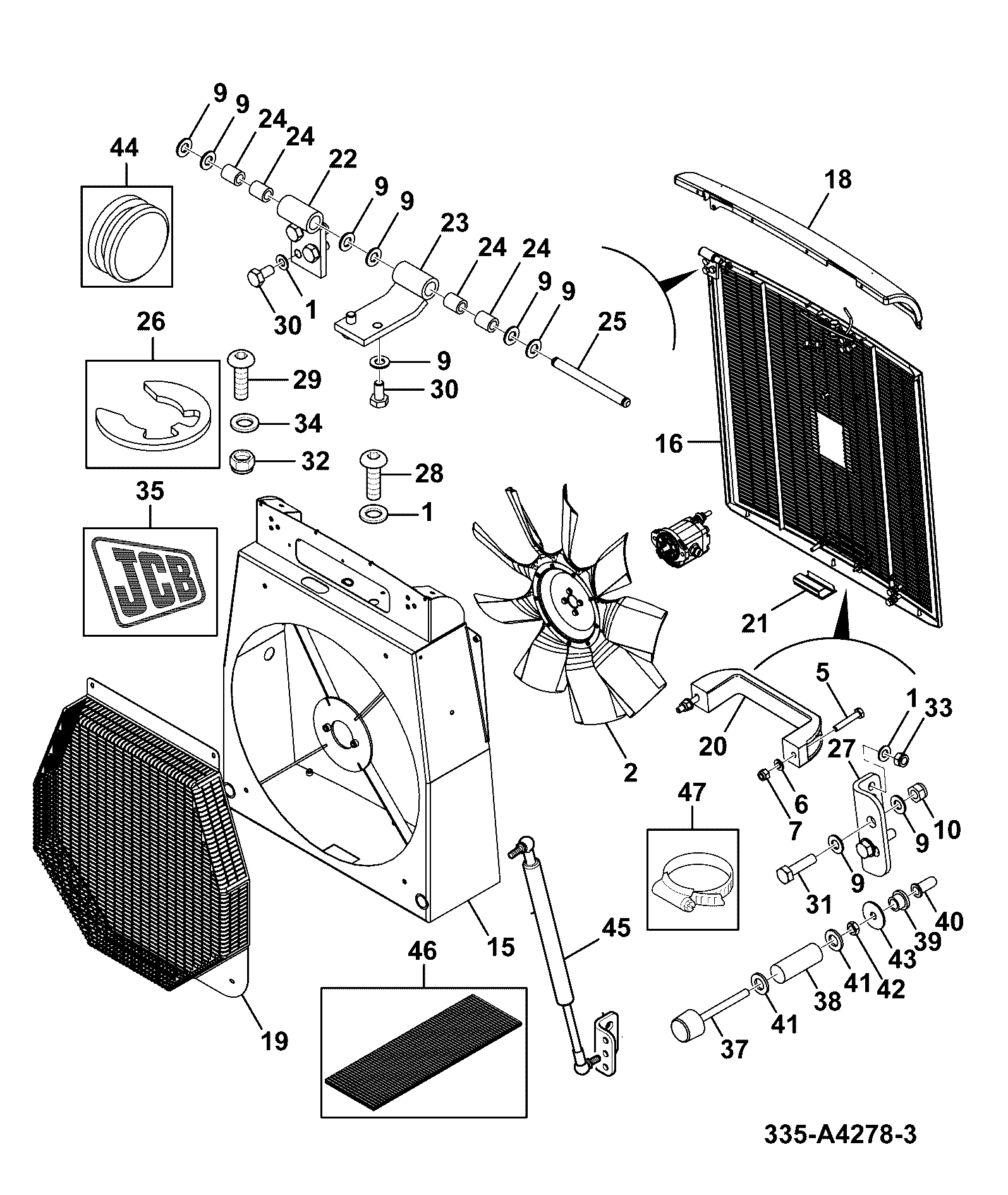 ECO出品 JCB 432ZX [T2/3] (2019) Parts Diagrams