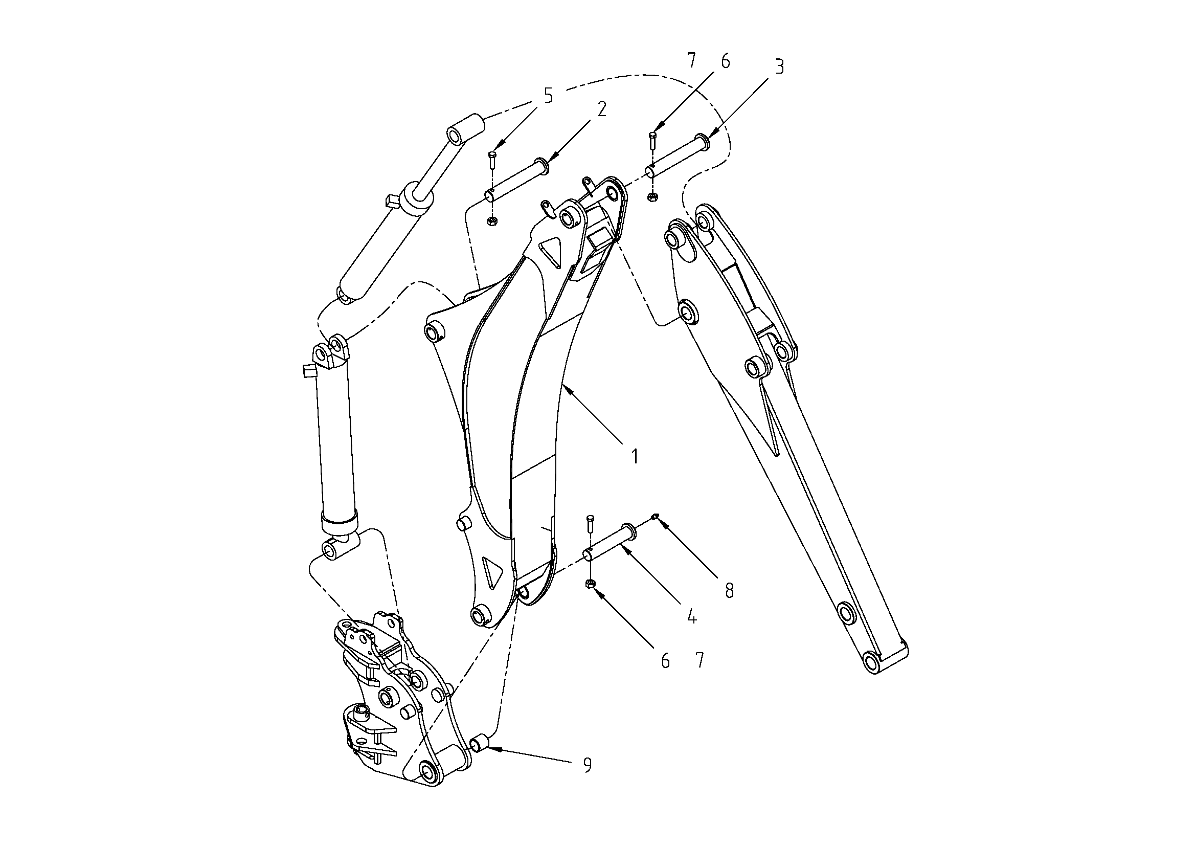 Kioti KB2475L Backhoes Parts Diagrams