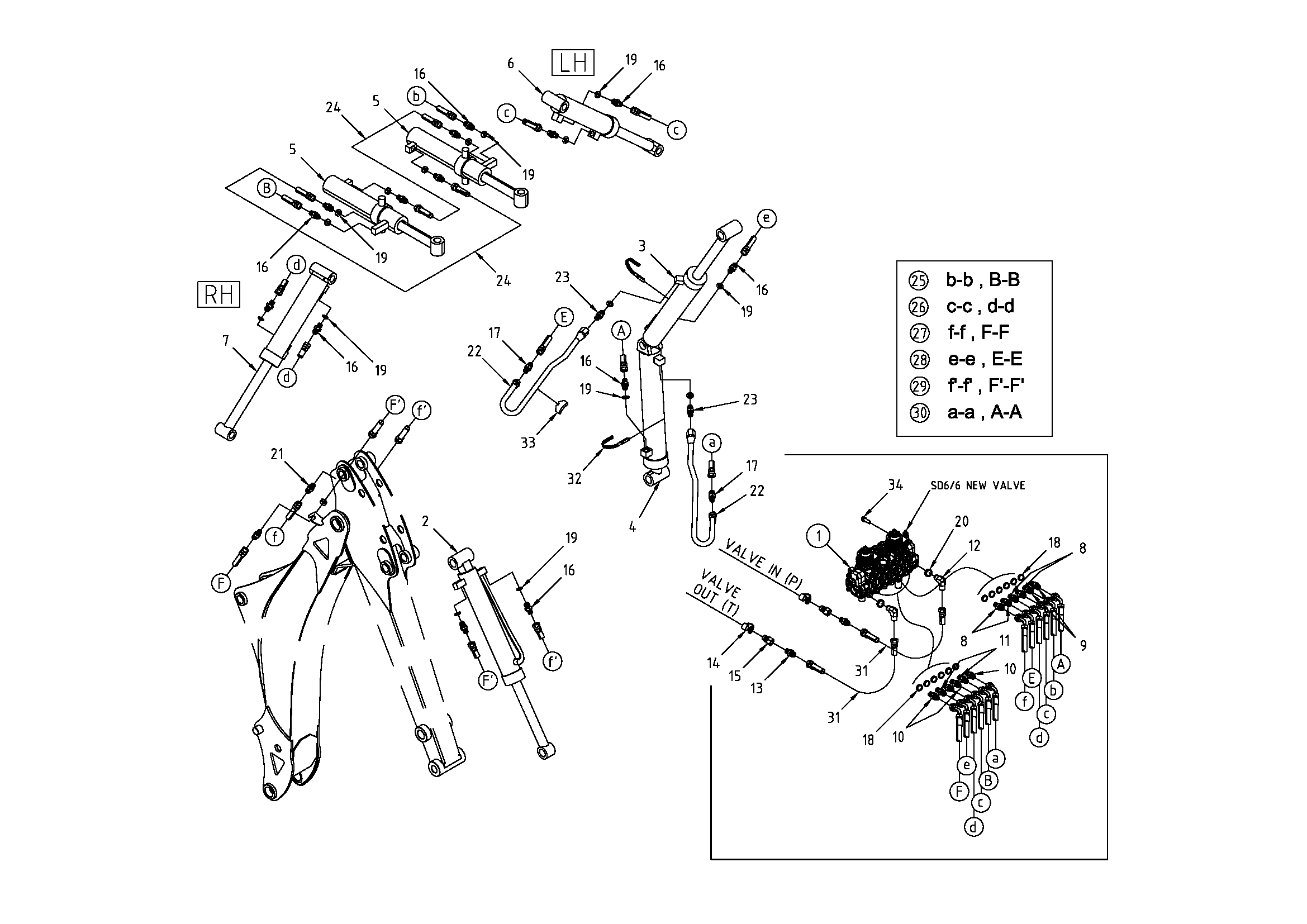 Kioti KB2475L Backhoes Parts Diagrams