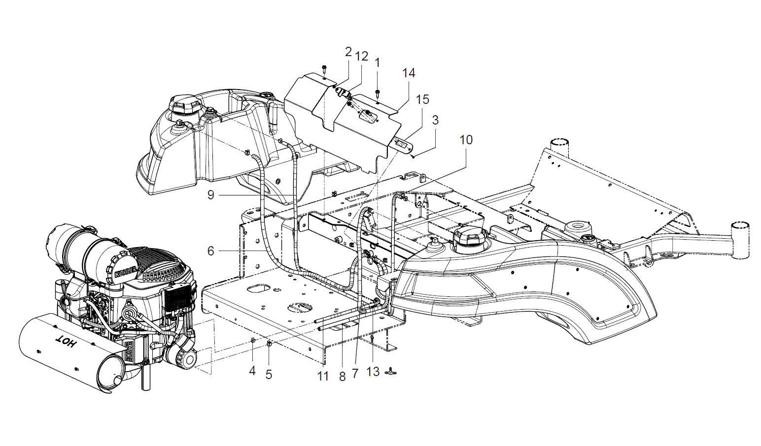Kioti ZXC 54 Parts Diagrams