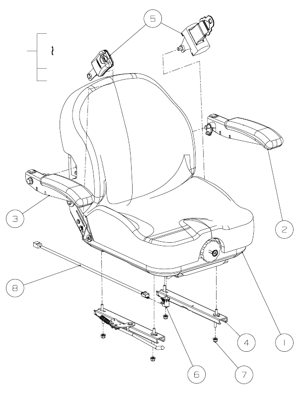 Kioti ZXC 54 SE Parts Diagrams