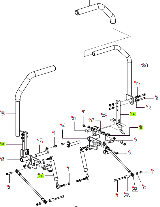 Kioti ZXC 54 SE-2 Parts Diagrams