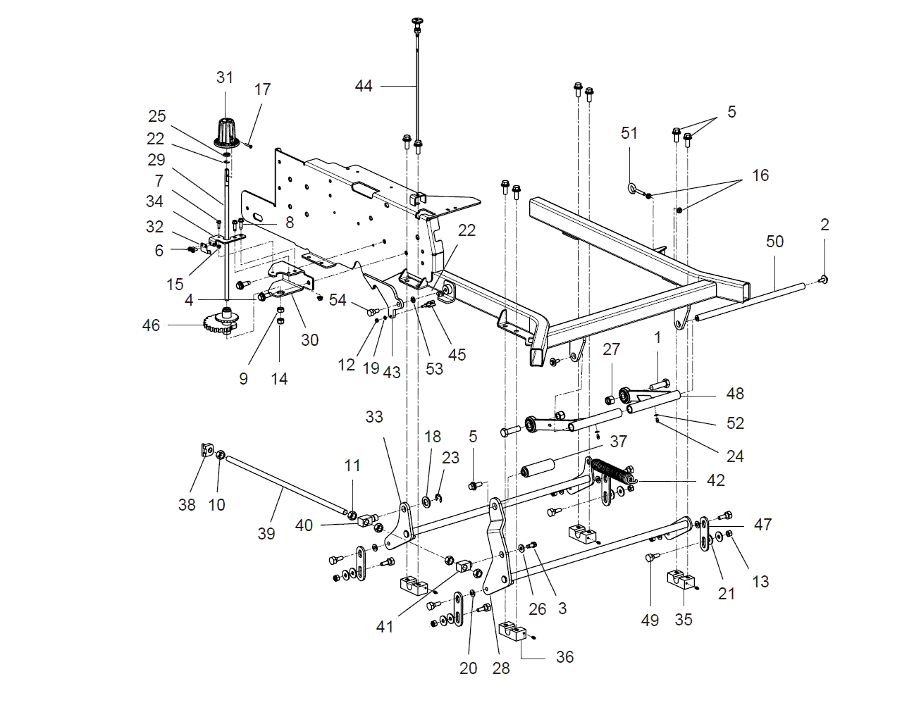 Kioti ZXC 54 SE-2 Parts Diagrams
