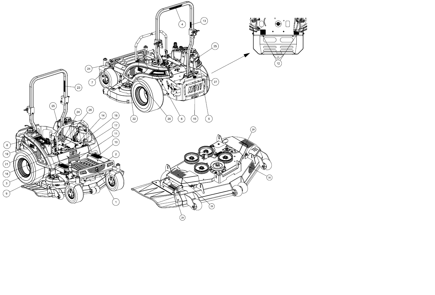 オーダーページ Kioti ZXC 54 SE-2 Parts Diagrams