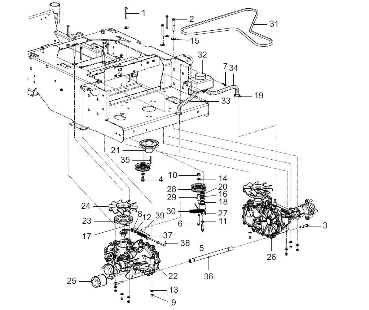 Kioti ZXC 60 SE Parts Diagrams