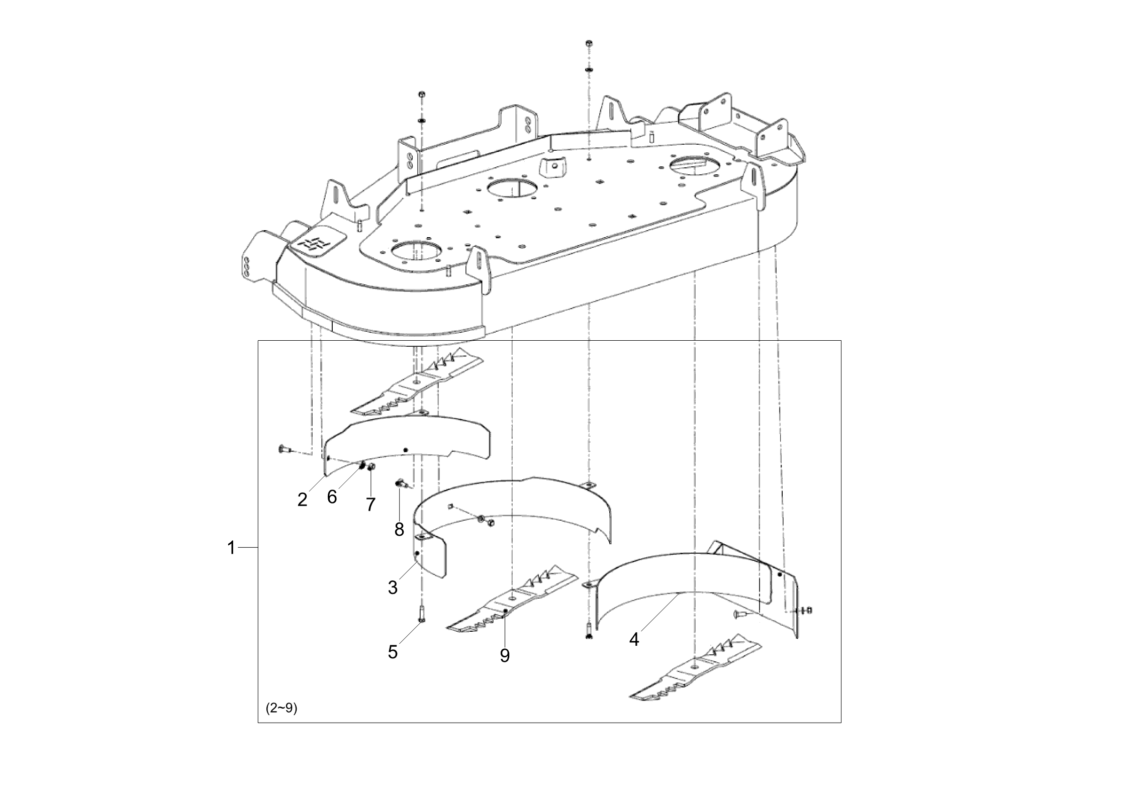 Kioti ZXC60LT Parts Diagrams