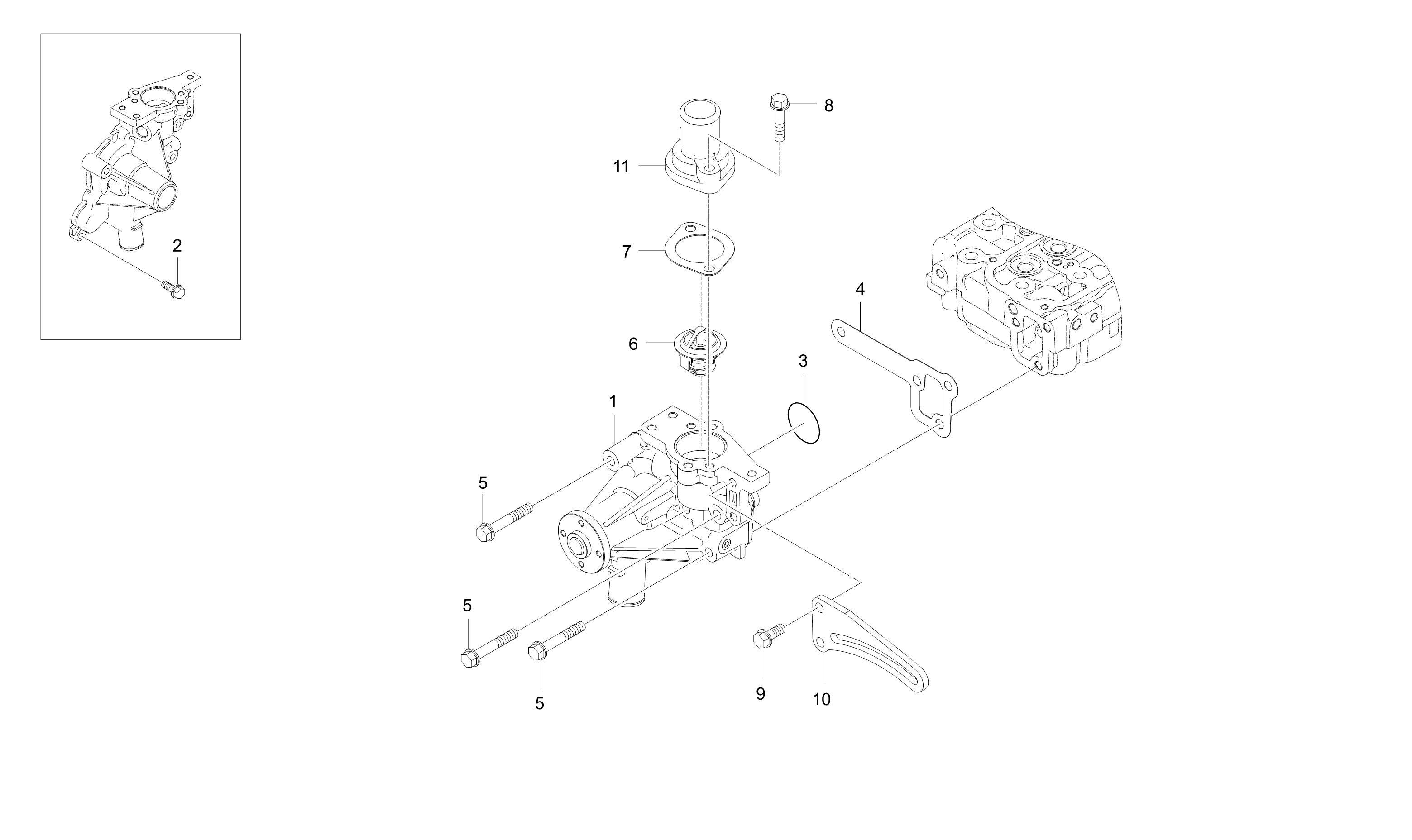 Kioti ZXD 61 Parts Diagrams