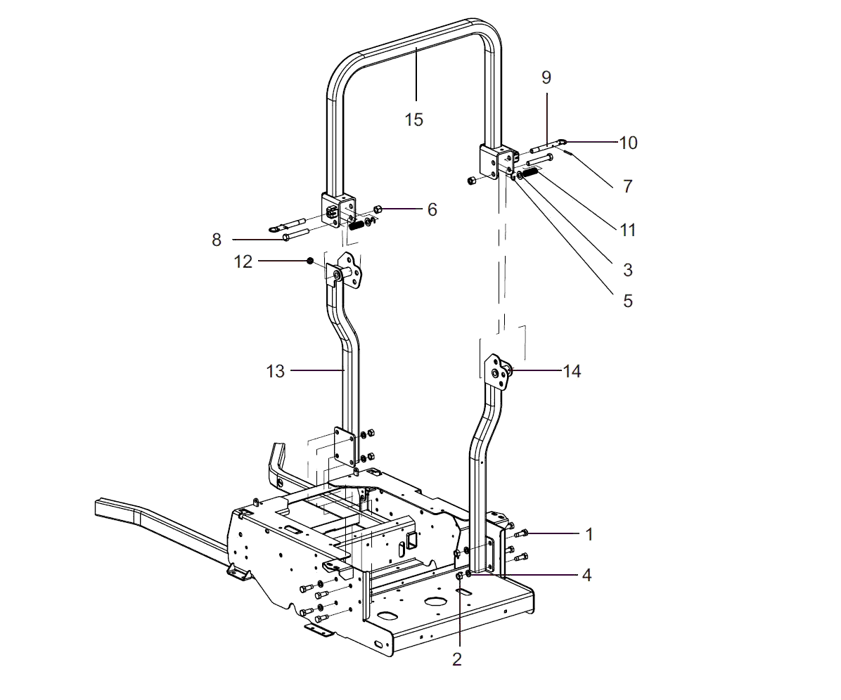 Kioti ZXR 48 Parts Diagrams