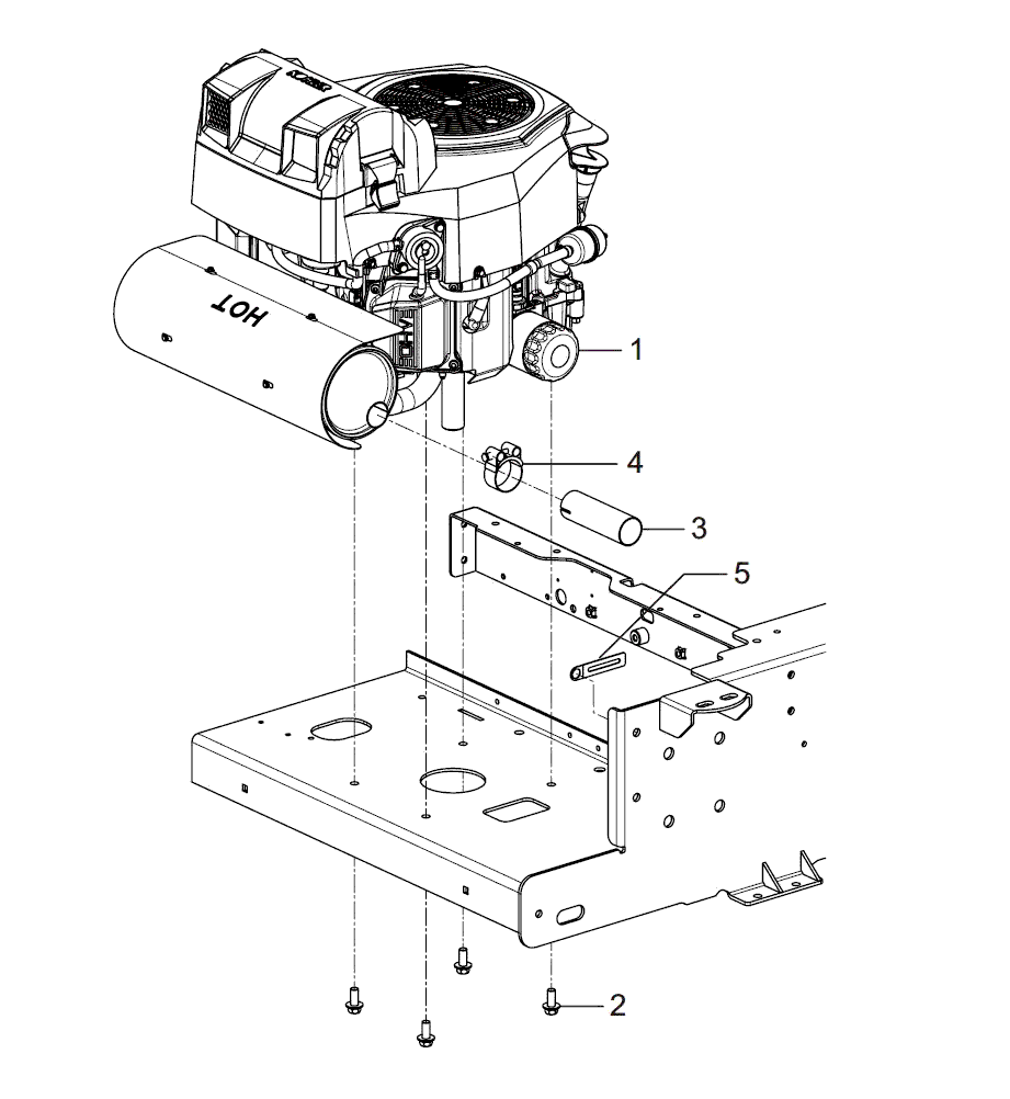 Kioti ZXR 54 SE Parts Diagrams