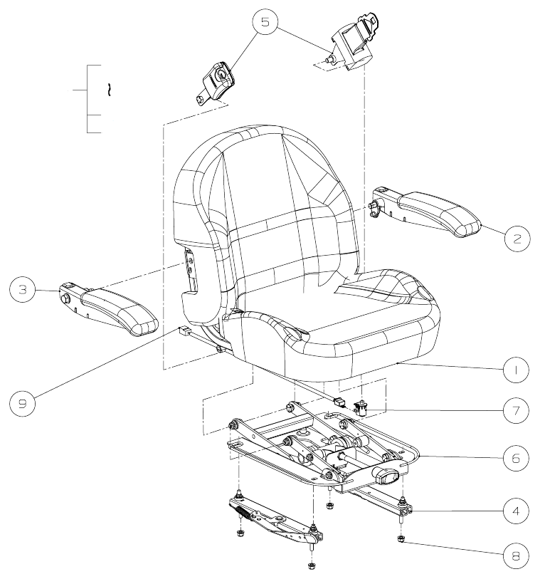 Kioti ZXR 54 SE Parts Diagrams