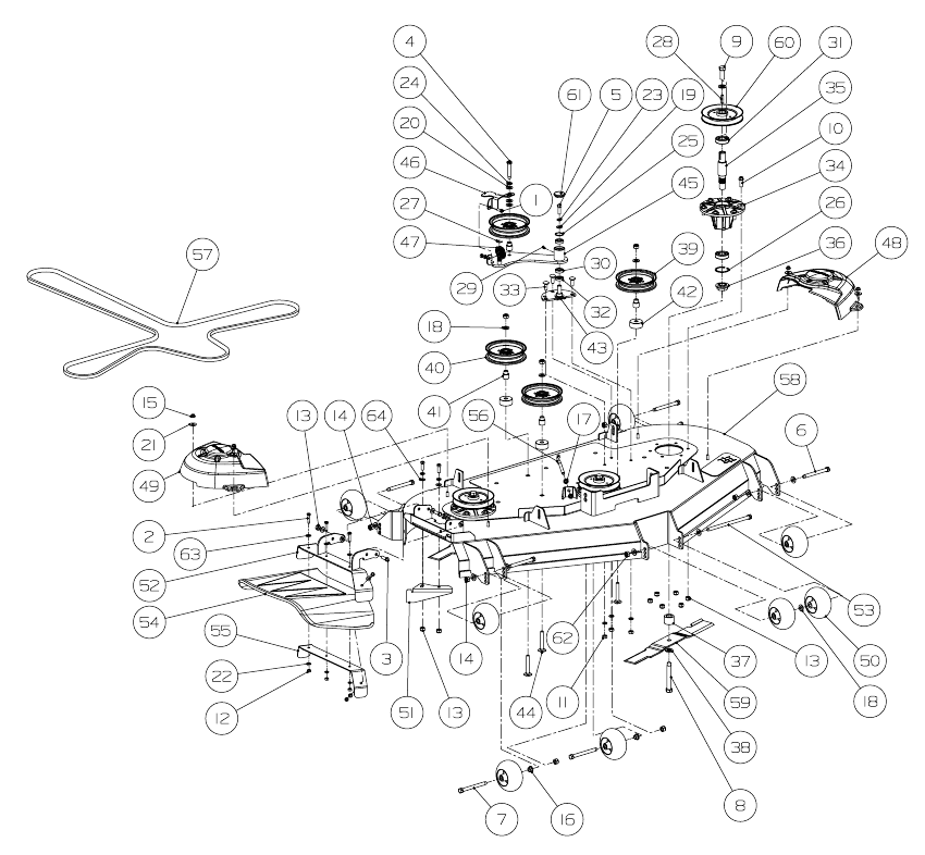 Kioti ZXR 60 Parts Diagrams