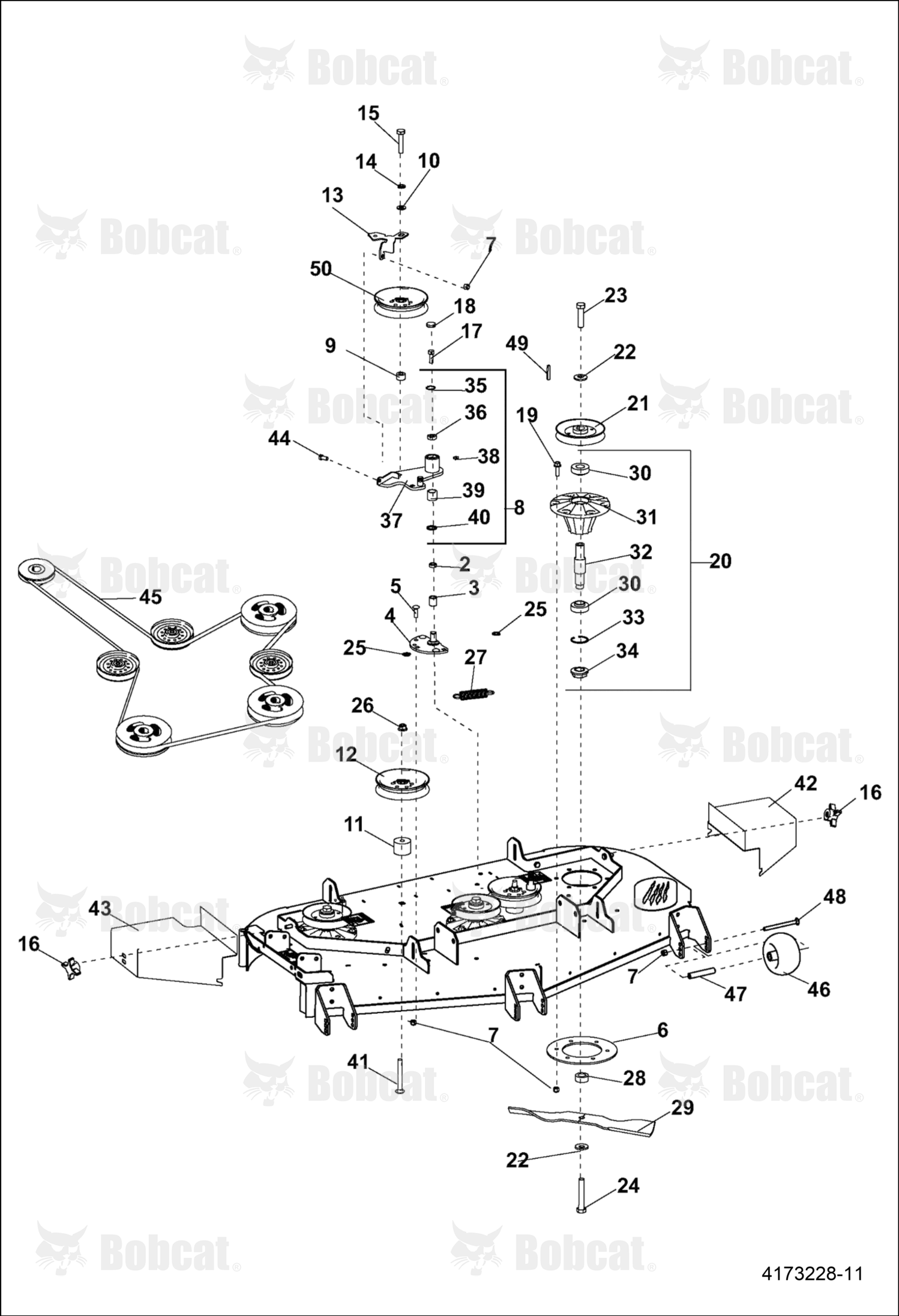 Bobcat Xrz Pro - 9426204111 & Above, 9426214341 & Above