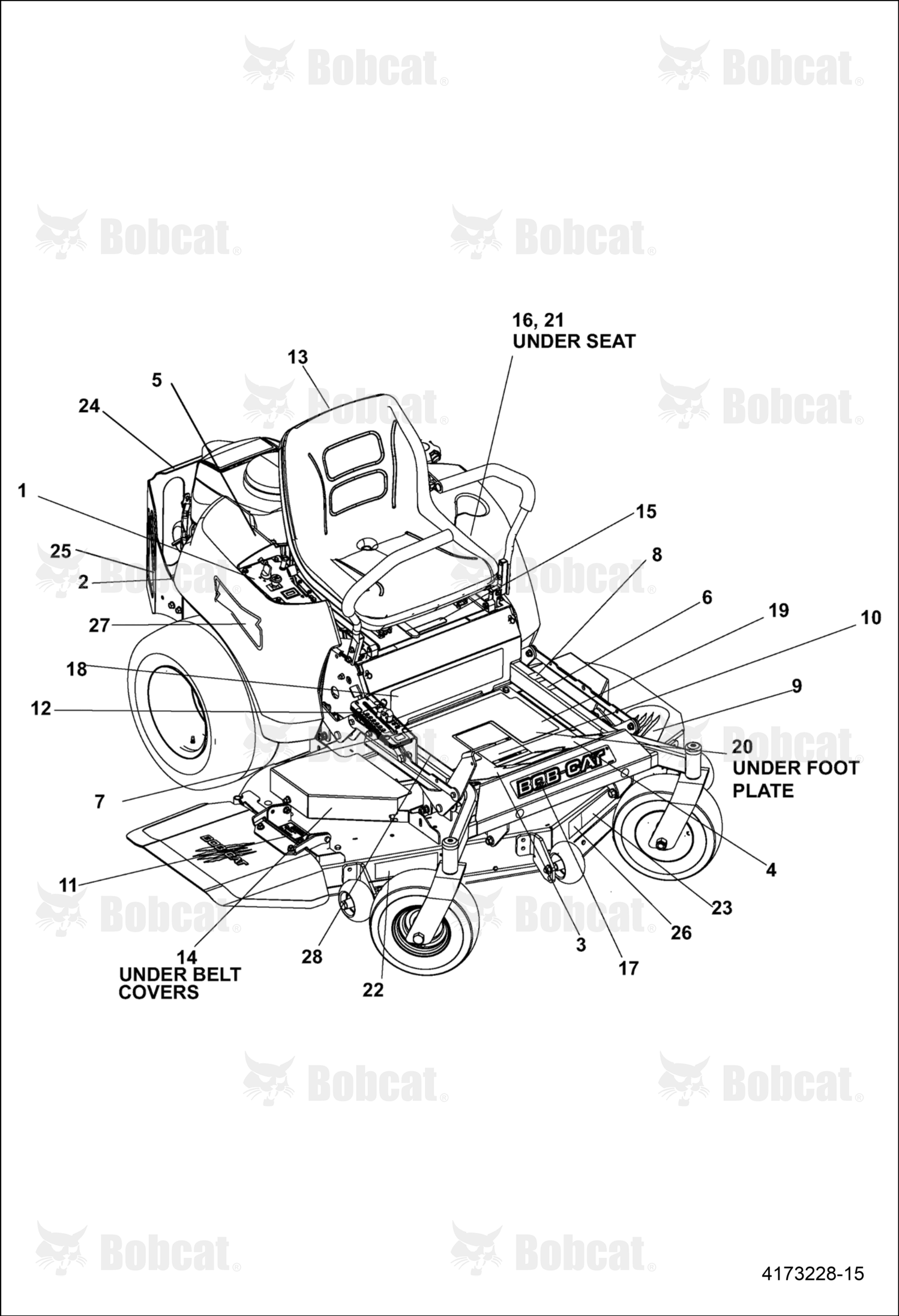 Bobcat Xrz Pro - 9426204111 & Above, 9426214341 & Above