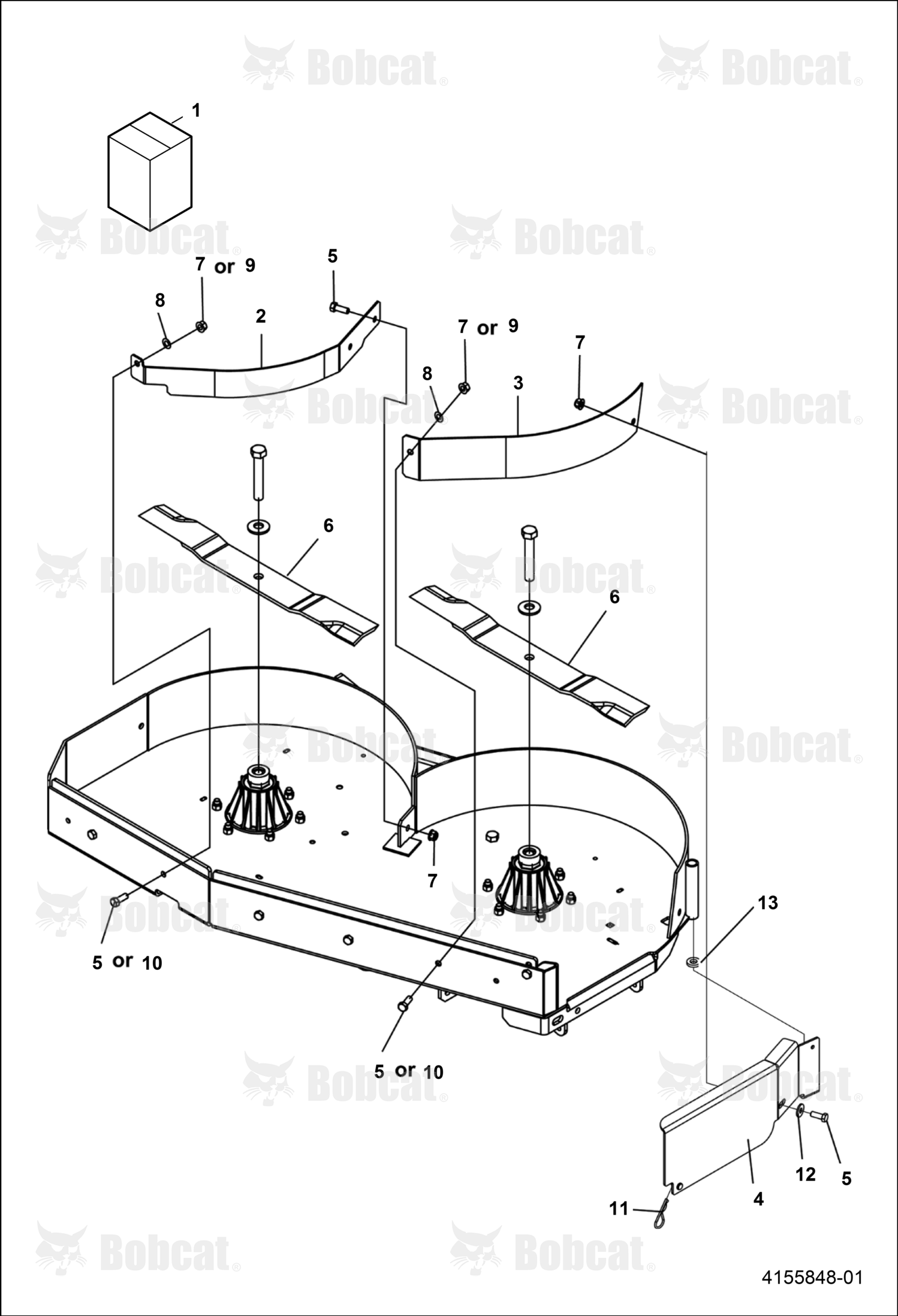 Bobcat ZT2000 - 999200100071 & Above Parts Diagrams