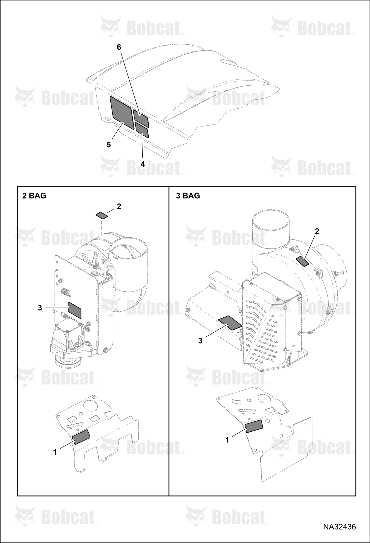 Bobcat ZT5000 - B66H11001 & Above Parts Diagrams