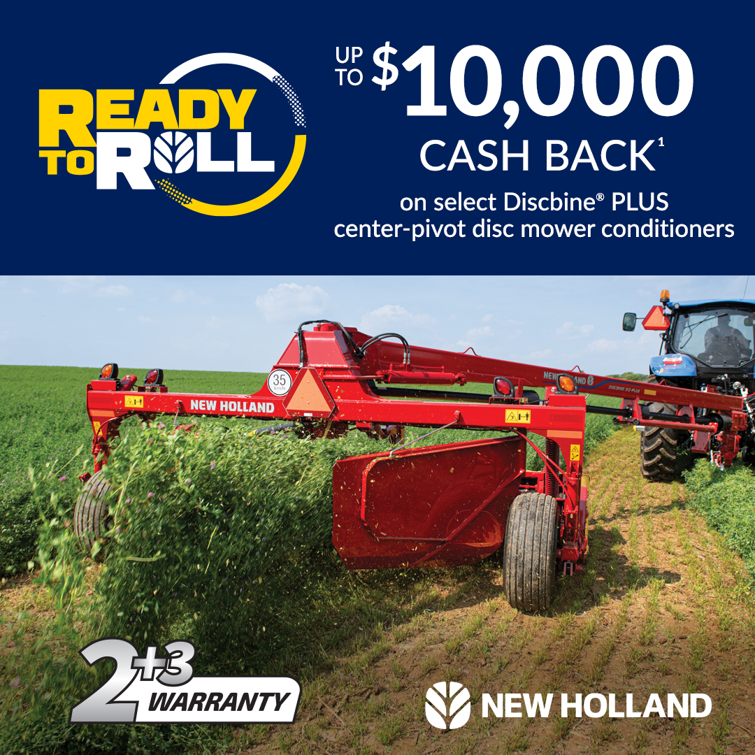 New Holland Discbine cash back promotion