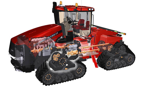 Fiat Powertrain engines and replacement parts for Case IH 620 Quadtrac