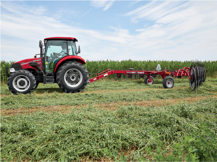 Case IH wheel rakes and mergers