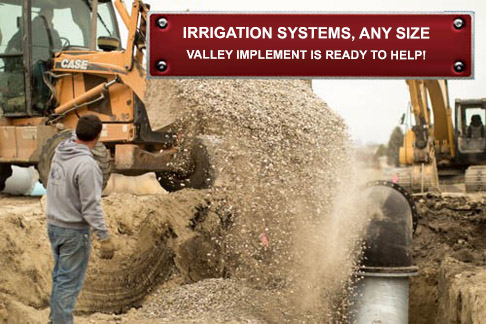 Farm irrigation system installation near Preston Idaho, Grace Idaho and Logan Utah