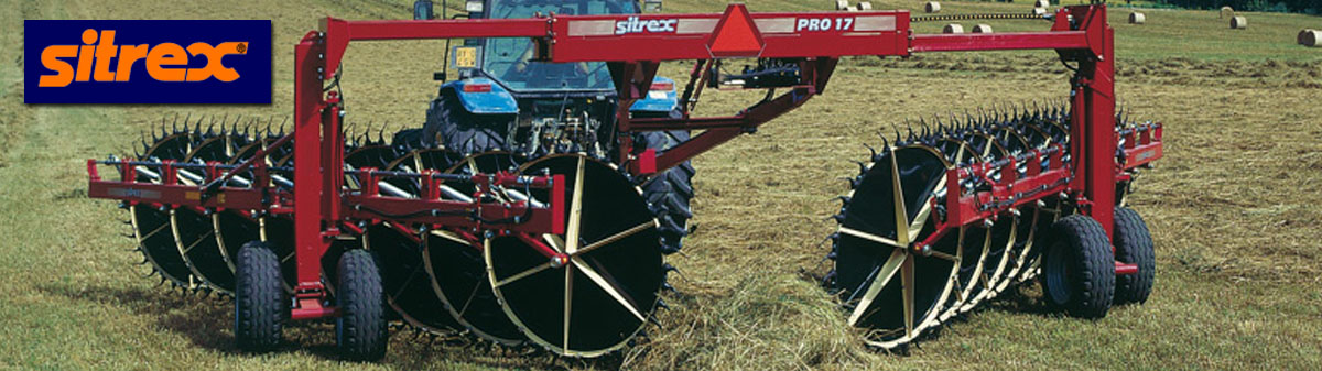 SITREX PRO/17 Heavy-Duty Wheel Rake