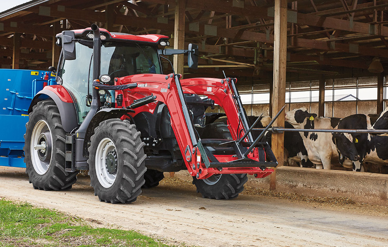 Uruguay Case IH tractor for dairy operation