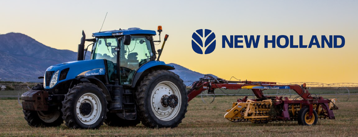 New Holland Tractor and Logo