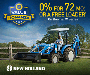 New Holland Boomer current promotion